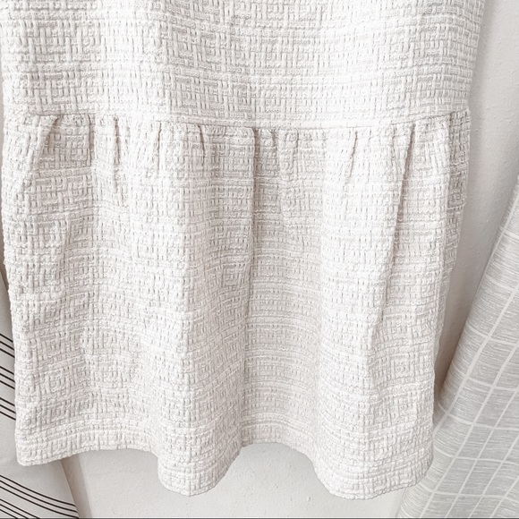 •SOLD• Sezane Lizzie Tweed Cream Dress - Picture 8 of 10